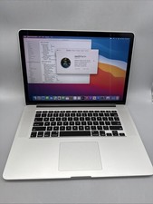 15" Apple MacBook Pro A1398 Quad Core i7 2.3GHZ 16GB RAM 512GB SSD- Read