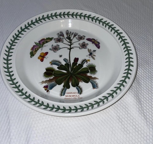 Portmeirion The Botanic Garden Venus’s Fly Trap Dinner Plate England 10.5'' - Picture 3 of 6