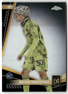 Topps Chrome MLS 2024 No. 128 David Martinez Rookie