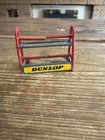 Vintage Dinky Dunlop Tyre Rack 786  RED metal plastic