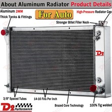 Cc369 3 Row Aluminum Radiator For 1967-1972 Chevy Gmc C10 C20 C30 K10 K20 Pickup