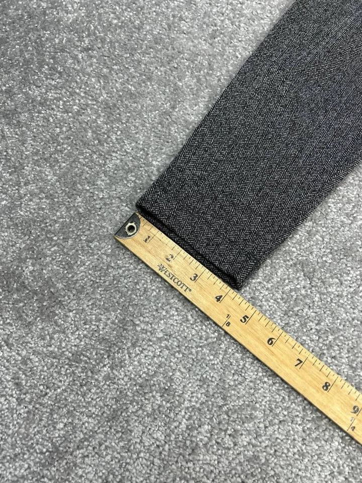 Athleta Delancey Herringbone Tight Leggings Womens Medium Gray Stretch High Rise - Image 4 of 4