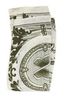 Designer Unisex Adults Graphic Print Scarf Beige Size 58X36" — photo 2