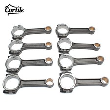 8pcs I Beam 6.000 2.100 .927 5140 Con Rods Bushed Floating For Chevy Sbc 350