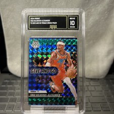 2024-25 Panini Mosaic - Give and Go Shai Gilgeous-Alexander #2 Green Mosaic...