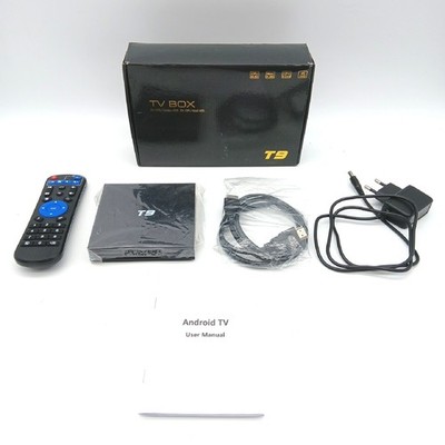 T9 TV Box Android Media Unterhaltung 4GB RAM 32GB Speicher Quad Core RK3318