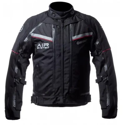 Motorrad Touring Jacke Befast TRANSFORMER CE zertifiziert 3-lagig schwarz XL