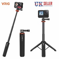 VRIG Portable Selfie Stick Handheld Tripod Stand for GoPro 13 12 11 10 Insta360