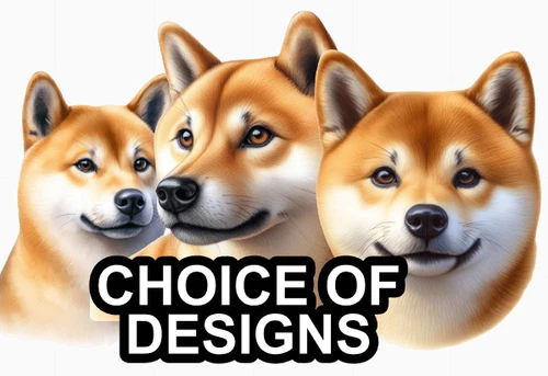 Shiba Inu Self Adhesive Dog Sticker