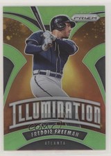 2020 Panini Prizm Illumination Lime Green Prizm 66/125 Freddie Freeman #I-7 o7m