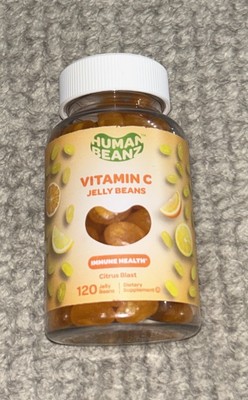 Human Beanz ~ Vitamin C ~ Jelly Beans ~ Citrus Blast ~ 120Ct ~ Sealed ~ Exp11/25