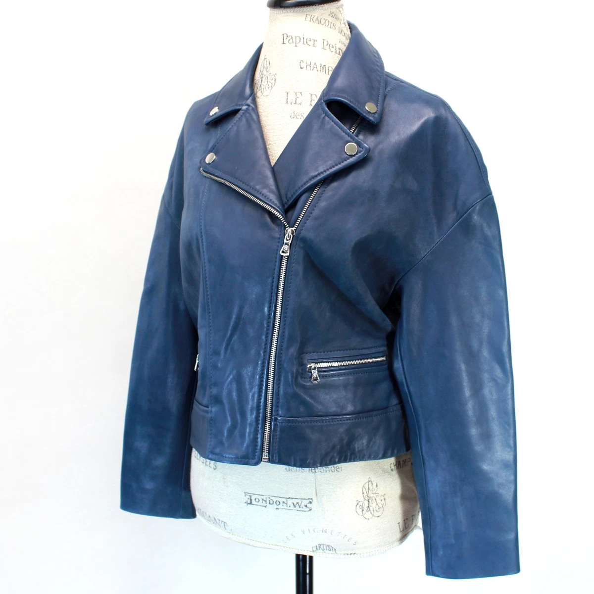 Massimo Dutti Coats, Jackets & Vests Leather Outer Shell for Women