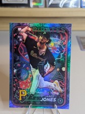 2024 Topps Holiday - Jared Jones #H147 Blue Metallic Holiday Tree (RC)