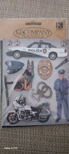 Stickers Police Officer Stickers- Scrapbooking Stickers.Stocking Stuffers