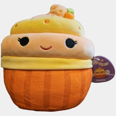Squishmallows 8  2023 2024 Keisha The Carrot Cake Cupcake Large Pillow Plush