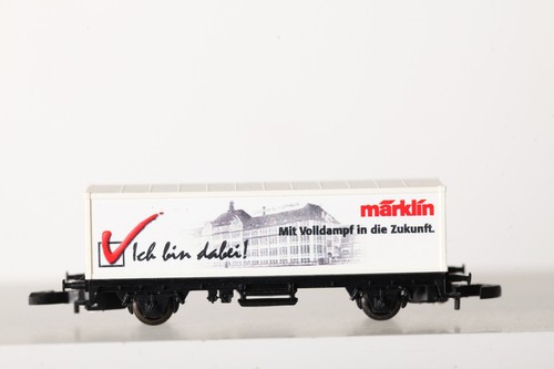 Märklin mini-club Z Container-Tragwagen Mit Volldampf in die Zukunft (356346) | Condition: Gebraucht