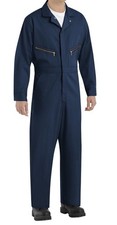 NEW Red Kap Men's Zip Front Cotton Coveralls Industrial Work Uniform 54 LONG