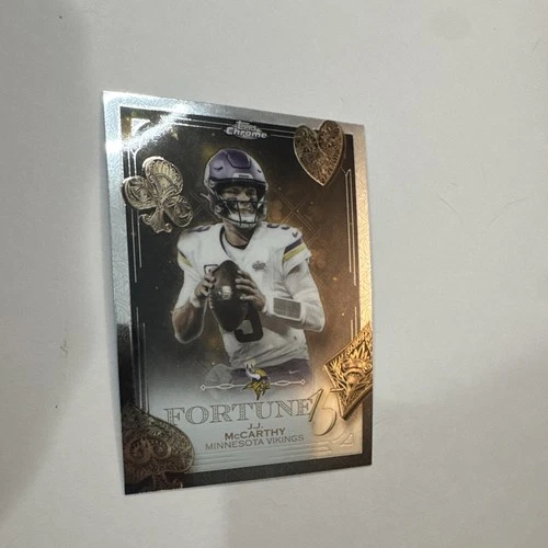 2025 Topps Chrome J.J. McCarthy Base (RAW)