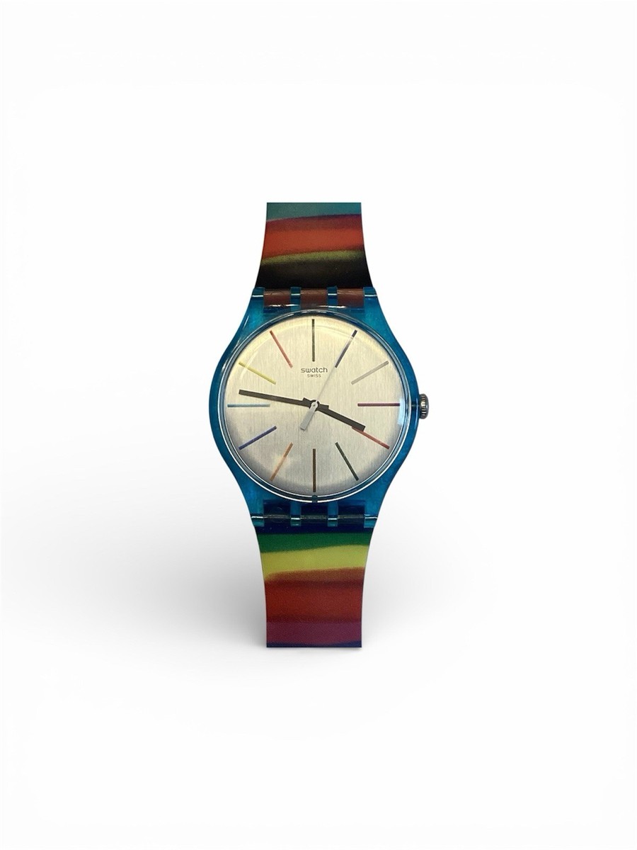 Swatch Watch Color Brush SUOS106 Hard To Find | eBay display picture 3
