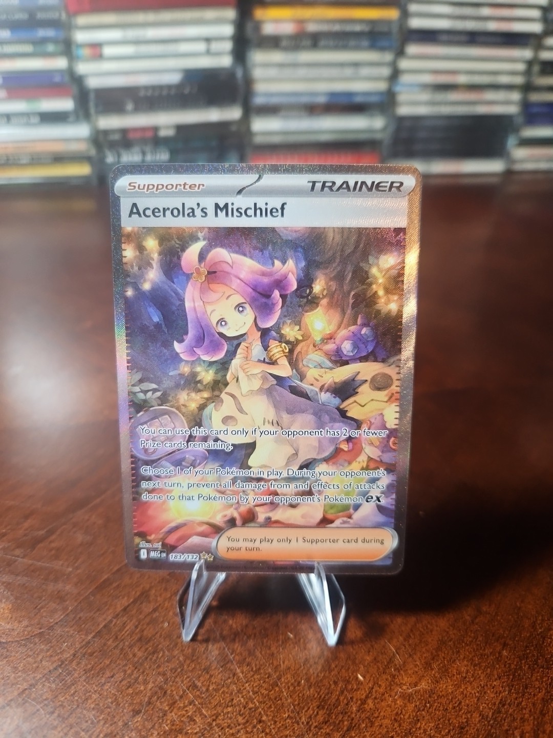 Acerola's Mischief 183/132 Me01: Mega Evolution Holo NM Printline