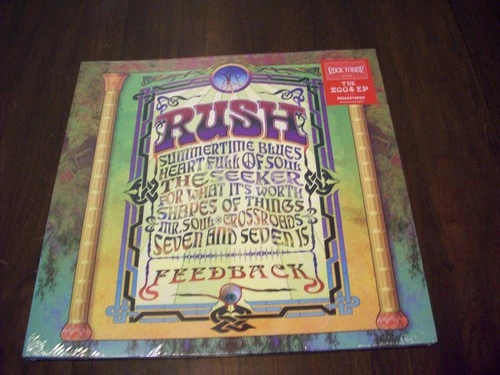 Rush , Feedback , 2026 Anthem/Atlantic Press.  New Sealed Cond.