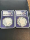 2 Coin Set 2025-S Proof Morgan & Peace  Silver Dollars - NGC PF 70 ULTRA CAMEO