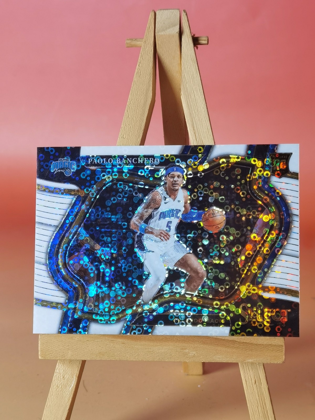 2022-23 Panini Select #295 Paolo Banchero RC Rookie Courtside White Disco /75