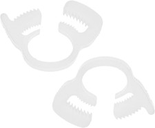 2-Pack Double Gripping Nylon Hose Clamps, 3/8" 9.1-10.2Mm Double Snap Grip Adjus