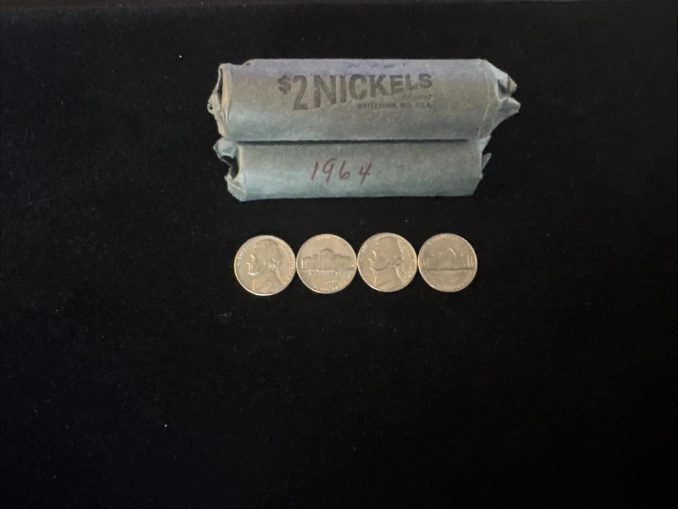 Jefferson Nickels 1960-1969 40 coins with Various Dates and Mintmarks - Image 2 of 3