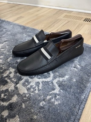 Men s Black Bally Perthy Loafers Size 9.5