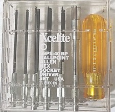 11 Piece Xcelite Ball Point Hex Allen Driver ...