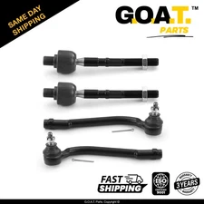 Inner & Outer Tie Rod End Kit for 2010-2012 Kia Forte 2007-2012 Hyundai Elantra