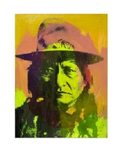 Abstract Expressionism Pop Art Native American Artwork Painting by Jimmy Crowley