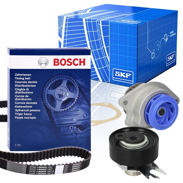 Bosch 1987949168 Zahnriemen + SKF Spannrolle Wapu FüR VW Lupo Polo Seat-image