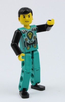 Lego Technic Minifigur tech013 Rennfahrer/Pilot