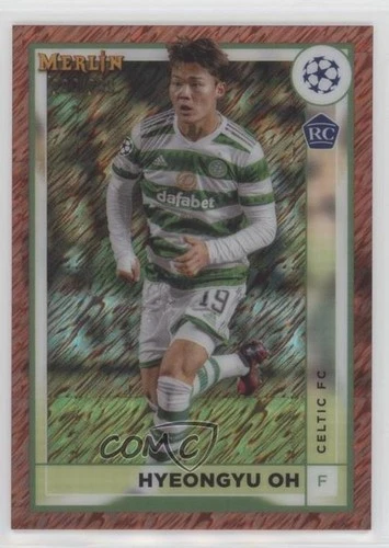 2022-23 Topps Merlin UEFA Club Competitions /299 Hyeongyu Oh #36 Rookie RC