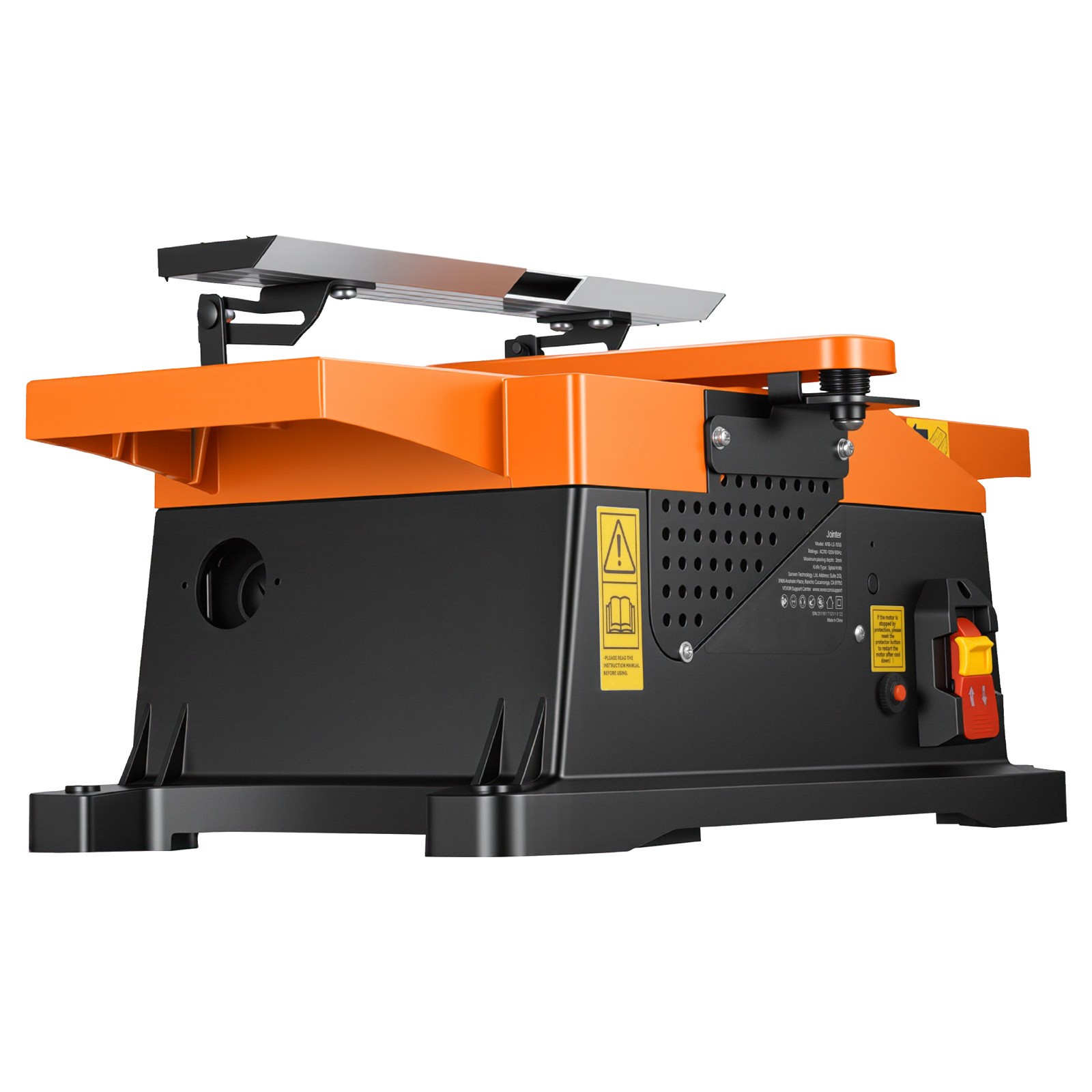 Uimoso Spiral Benchtop Jointer 6 in Woodworking Tool with 12000 RPM and 12Blades