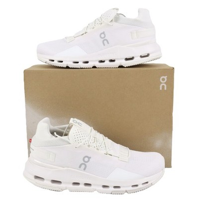 On Cloudnova 2 Lifestyle Sneakers In All White Women's Size 9 (3WE30220108)