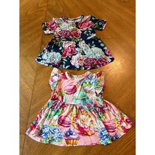 Lot of 2 Posh Peanut Dresses - 3-6m
