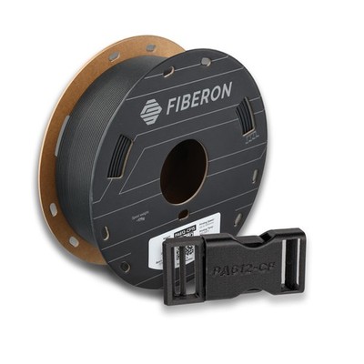 Polymaker Fiberon PA612-CF Carbon Fiber Nylon Filament 1.75mm Black 0.5kg, Fi...