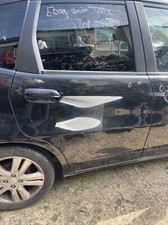 HONDA JAZZ MK3 2011-2015 DRIVERS SIDE REAR RIGHT DOOR BLACK GG6 COMPLET