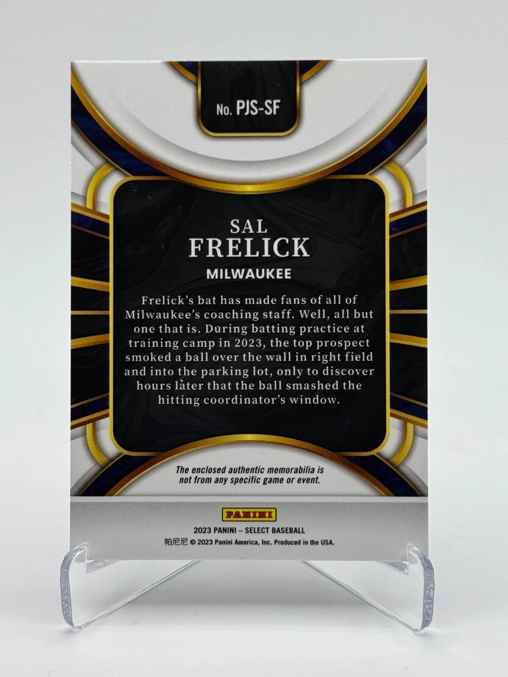 2023 Panini Select Rookie Jumbo Swatches #PJS-SF SAL FRELICK (RC) - Image 3 of 3