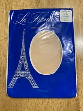 La France Vintage Stockings 8 1/2 Short Seamless Micro C-418