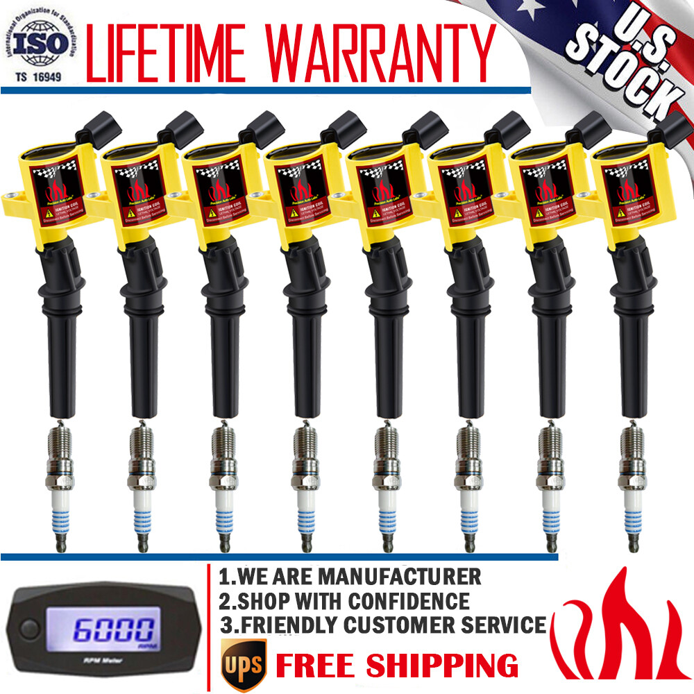 k-suzuki F150 ビンテージ 現状品 8 Pack Ignition Coil & Spark Plug For Ford F150 F250 F550