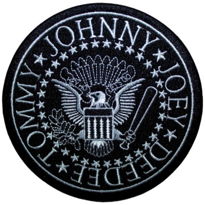 RAMONES - Presidential Seal Black Aufnäher Patch OFFICIAL MERCHANDISE