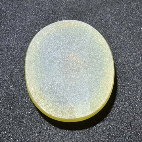 画材 Sapphire Genuine Coarse 17.65 Ct 18.6x15.5 MM Yellow Star Sapphire 6 Rays Lab Created