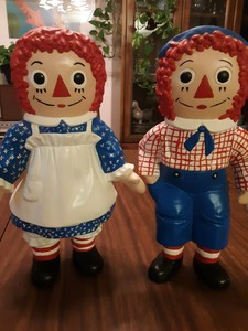 ceramic raggedy ann and andy