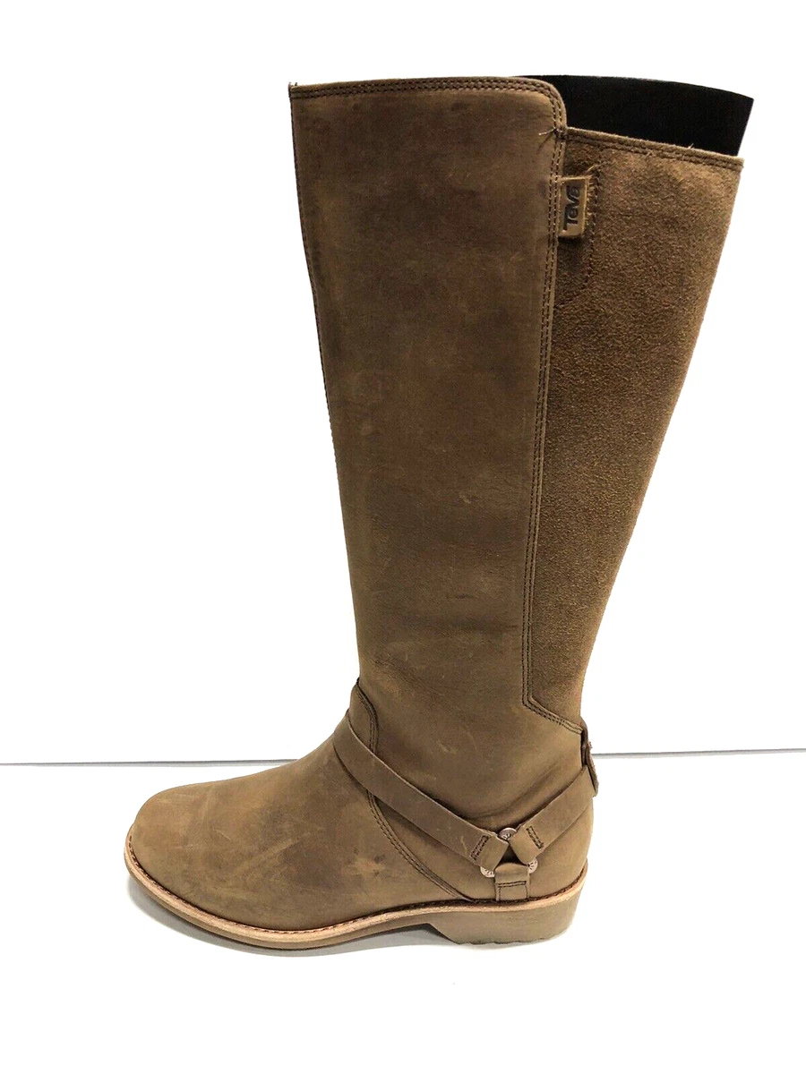 Teva Womens De La Vina Dos Tall Boots Brown 6.5 M eBay