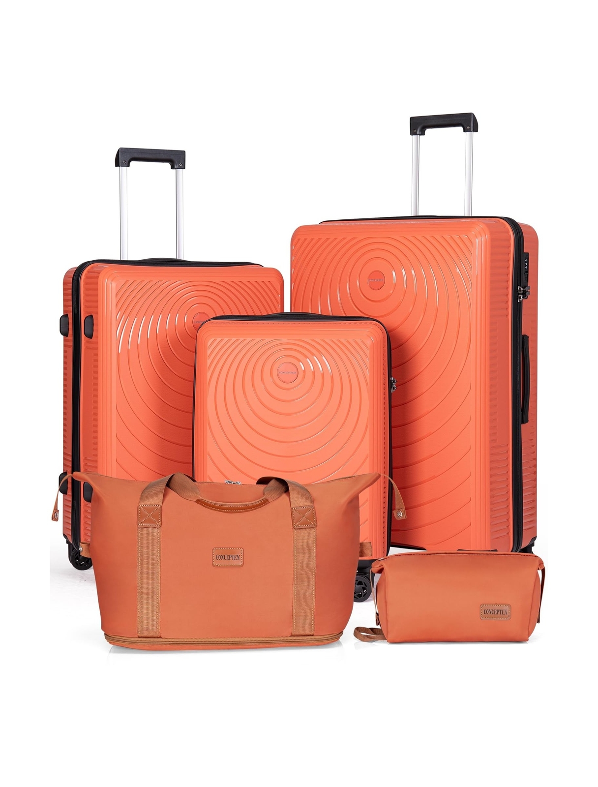 Luggage Sets 5 Piece, Suitcases with Wheels, Hardshell Suitcase Set, PP Carry...