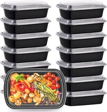 38Oz Meal Prep Containers, Extra Large &Thick Food Storage Containers with Lids,